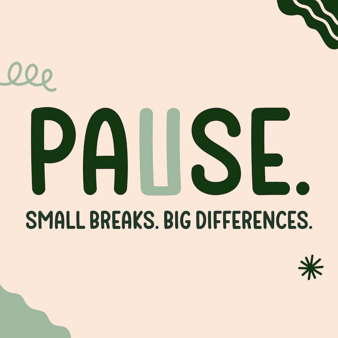 This campaign offers students a safe, relaxed space to "pause", unwind, reflect and engage in simple creative and reflective activities. It also gives the SU an opportunity to connect with students with available support, resources and community groups.